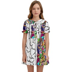 Brain Mind Aianatomy Kids  Sweet Collar Dress