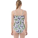 Giant Panda Bear Green Bamboo Cut Out Top Tankini Set View2