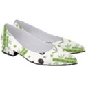 Giant Panda Bear Green Bamboo Women s Low Heels View3