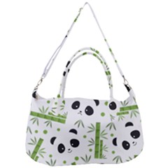 Giant Panda Bear Green Bamboo Removable Strap Handbag by Salman4z