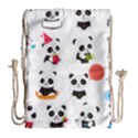 Giant Panda Bear Cuteness Drawstring Bag (Large) View2