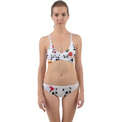 Giant Panda Bear Cuteness Wrap Around Bikini Set by Salman4z