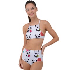 Giant Panda Bear Cuteness High Waist Tankini Set by Salman4z