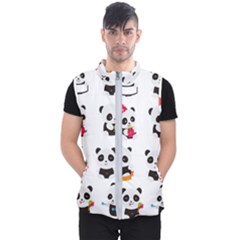 Giant Panda Bear Cuteness Men s Puffer Vest by Salman4z