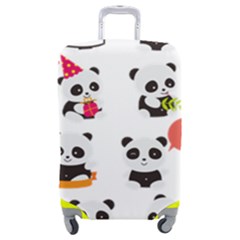 Giant Panda Bear Cuteness Luggage Cover (medium) by Salman4z