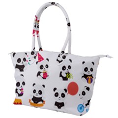 Giant Panda Bear Cuteness Canvas Shoulder Bag by Salman4z