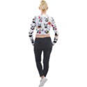 Giant Panda Bear Cuteness Long Sleeve Cropped Velvet Jacket View2