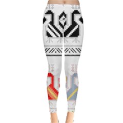 Bulgarian Folk Art Folk Art Leggings  by Salman4z