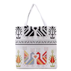 Bulgarian Folk Art Folk Art Grocery Tote Bag