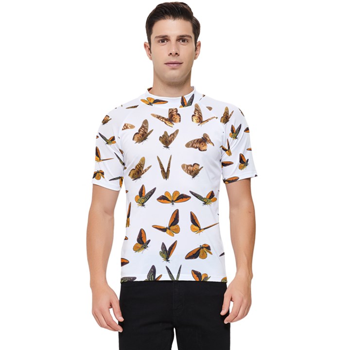 Butterfly Butterflies Insect Swarm Men s Short Sleeve Rash Guard