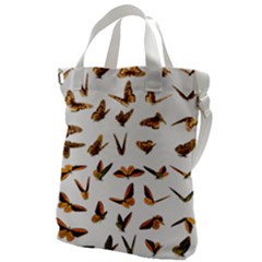 Butterfly Butterflies Insect Swarm Canvas Messenger Bag by Salman4z