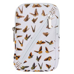 Butterfly Butterflies Insect Swarm Belt Pouch Bag (small) by Salman4z