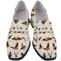 Butterfly Butterflies Insect Swarm Women s Chunky Heel Loafers View1