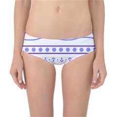 Marine Nautical Clip Art Classic Bikini Bottoms by Salman4z