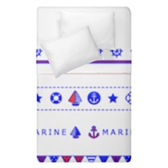 Marine Nautical Clip Art Duvet Cover Double Side (single Size) by Salman4z