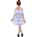 Marine Nautical Clip Art Kids  Shoulder Cutout Chiffon Dress View2