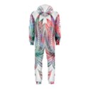 Lotus Feathers Boho Watercolor Hooded Jumpsuit (Kids) View2