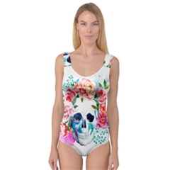 Day Of The Dead Skull Art Princess Tank Leotard  by Salman4z