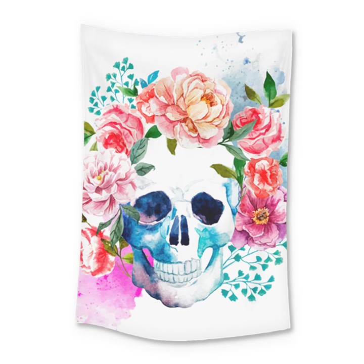 Day Of The Dead Skull Art Small Tapestry