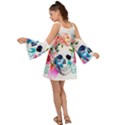 Day Of The Dead Skull Art Boho Dress View2