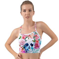 Day Of The Dead Skull Art Mini Tank Bikini Top by Salman4z