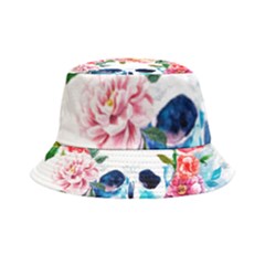 Day Of The Dead Skull Art Inside Out Bucket Hat by Salman4z