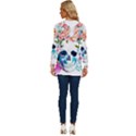 Day Of The Dead Skull Art Long Sleeve Drawstring Hooded Top View4