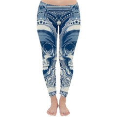 Skull Drawing Classic Winter Leggings by Salman4z