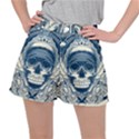 Skull Drawing Women s Ripstop Shorts View1