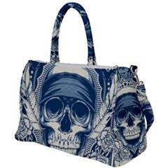 Skull Drawing Duffel Travel Bag