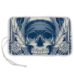 Skull Drawing Pen Storage Case (s) by Salman4z