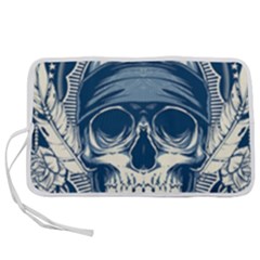 Skull Drawing Pen Storage Case (m) by Salman4z