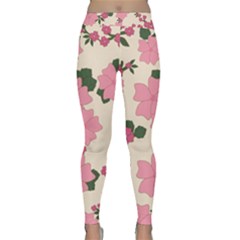 Floral Vintage Flowers Classic Yoga Leggings