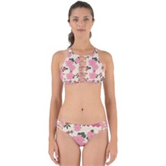 Floral Vintage Flowers Perfectly Cut Out Bikini Set by Dutashop