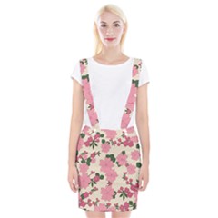 Floral Vintage Flowers Braces Suspender Skirt