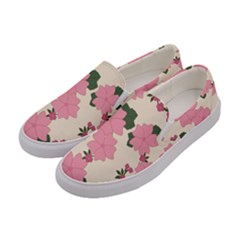 Floral Vintage Flowers Women s Canvas Slip Ons by Dutashop