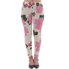 Floral Vintage Flowers Lightweight Velour Leggings