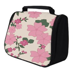 Floral Vintage Flowers Full Print Travel Pouch (small)