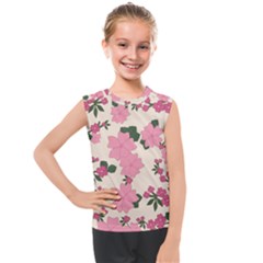 Floral Vintage Flowers Kids  Mesh Tank Top by Dutashop