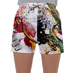 Electric Guitar Grunge Sleepwear Shorts by Salman4z