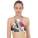 Electric Guitar Grunge Racer Front Bikini Top View1