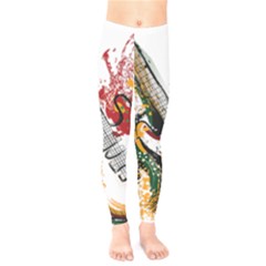 Electric Guitar Grunge Kids  Classic Winter Leggings by Salman4z