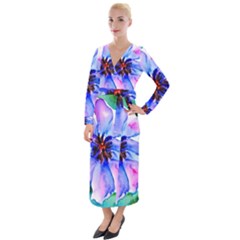 220cde476e6c434b8bbbaee3fd39d8f1 Velvet Maxi Wrap Dress by Fhkhan22