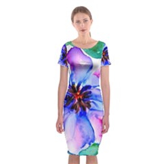 220cde476e6c434b8bbbaee3fd39d8f1 Classic Short Sleeve Midi Dress