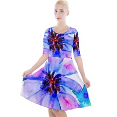 220cde476e6c434b8bbbaee3fd39d8f1 Quarter Sleeve A-line Dress