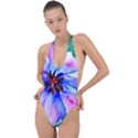 220cde476e6c434b8bbbaee3fd39d8f1 Backless Halter One Piece Swimsuit View1