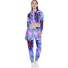 220cde476e6c434b8bbbaee3fd39d8f1 Cropped Zip Up Lounge Set by Fhkhan22