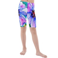 220cde476e6c434b8bbbaee3fd39d8f1 Kids  Mid Length Swim Shorts by Fhkhan22