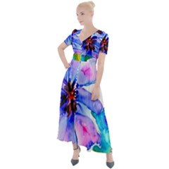 220cde476e6c434b8bbbaee3fd39d8f1 Button Up Short Sleeve Maxi Dress by Fhkhan22