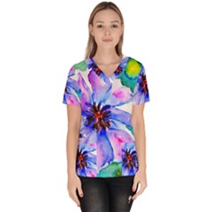 220cde476e6c434b8bbbaee3fd39d8f1 Women s V-neck Scrub Top by Fhkhan22